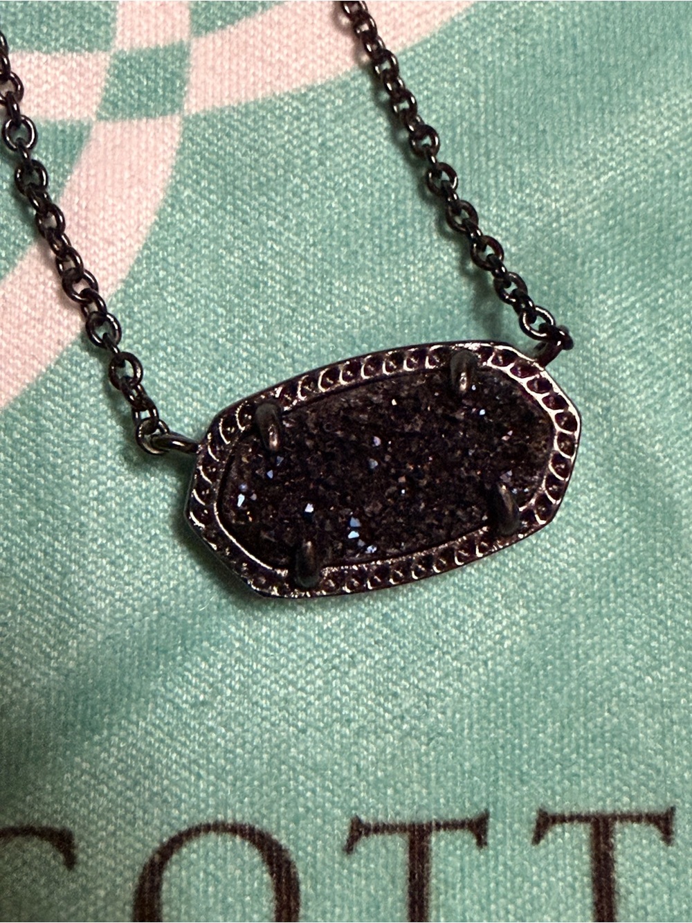🖤Kendra Scott Black  Elisa Drusy - Picture 2 of 5